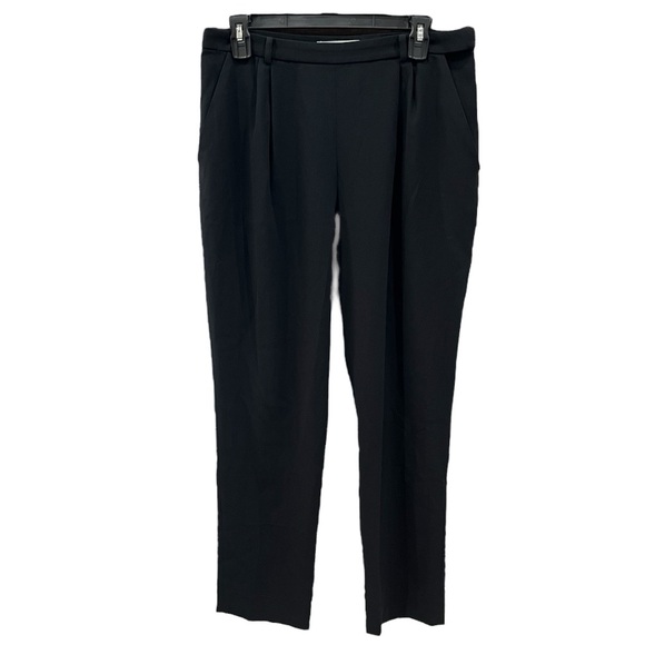 MM Lafleur Black Side Zip Trousers Pants Size 8